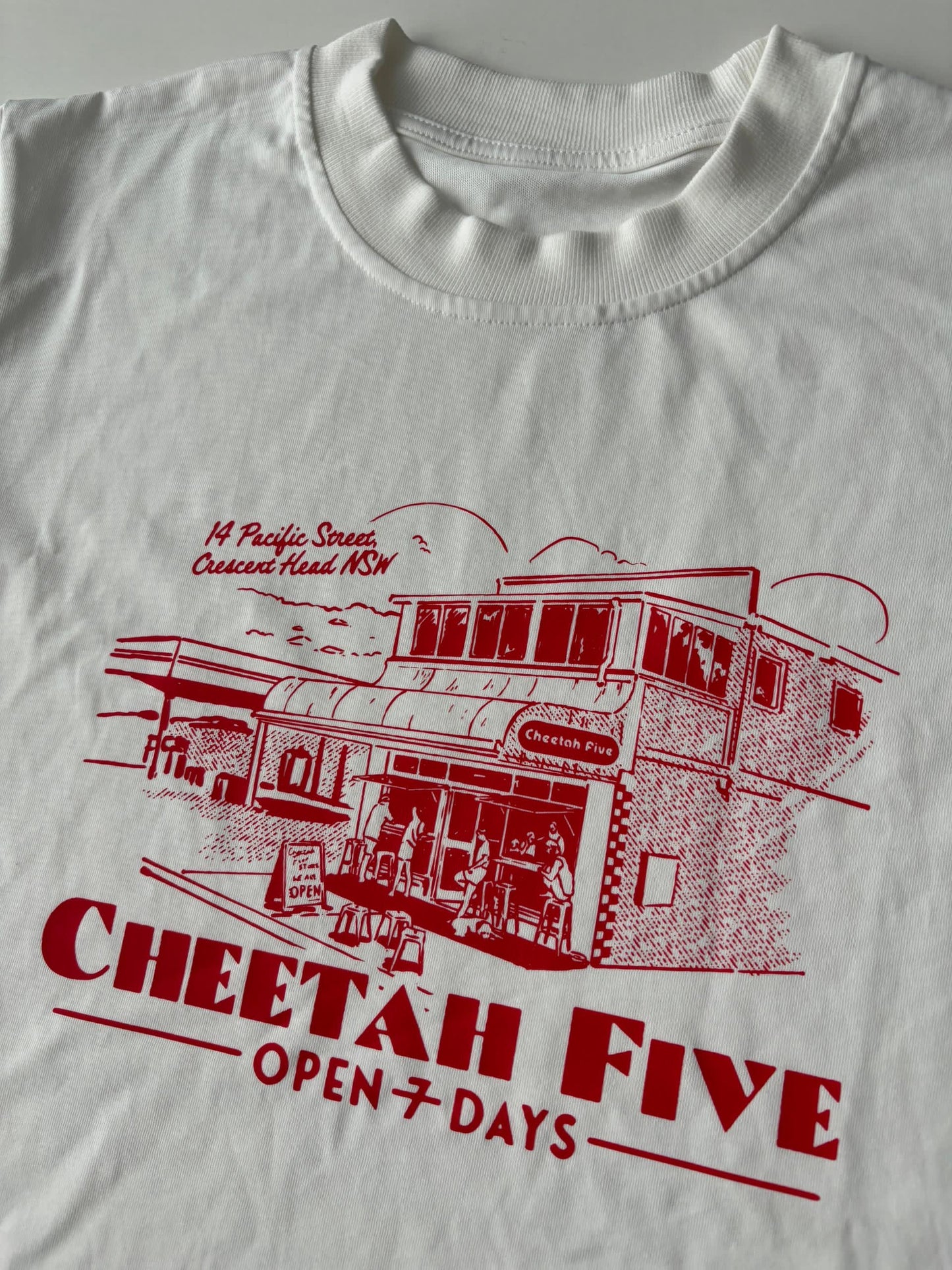 Cheetah Five Shop Front Tee