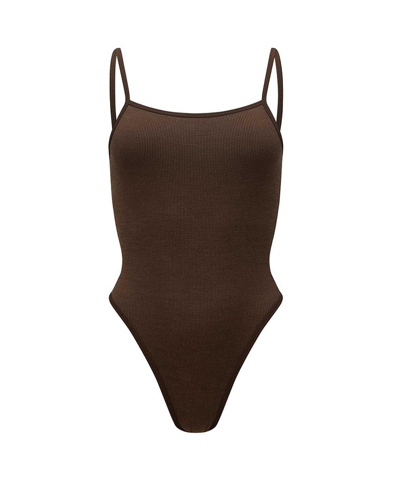 Nagnata Ballet Wool Bodysuit - BARK