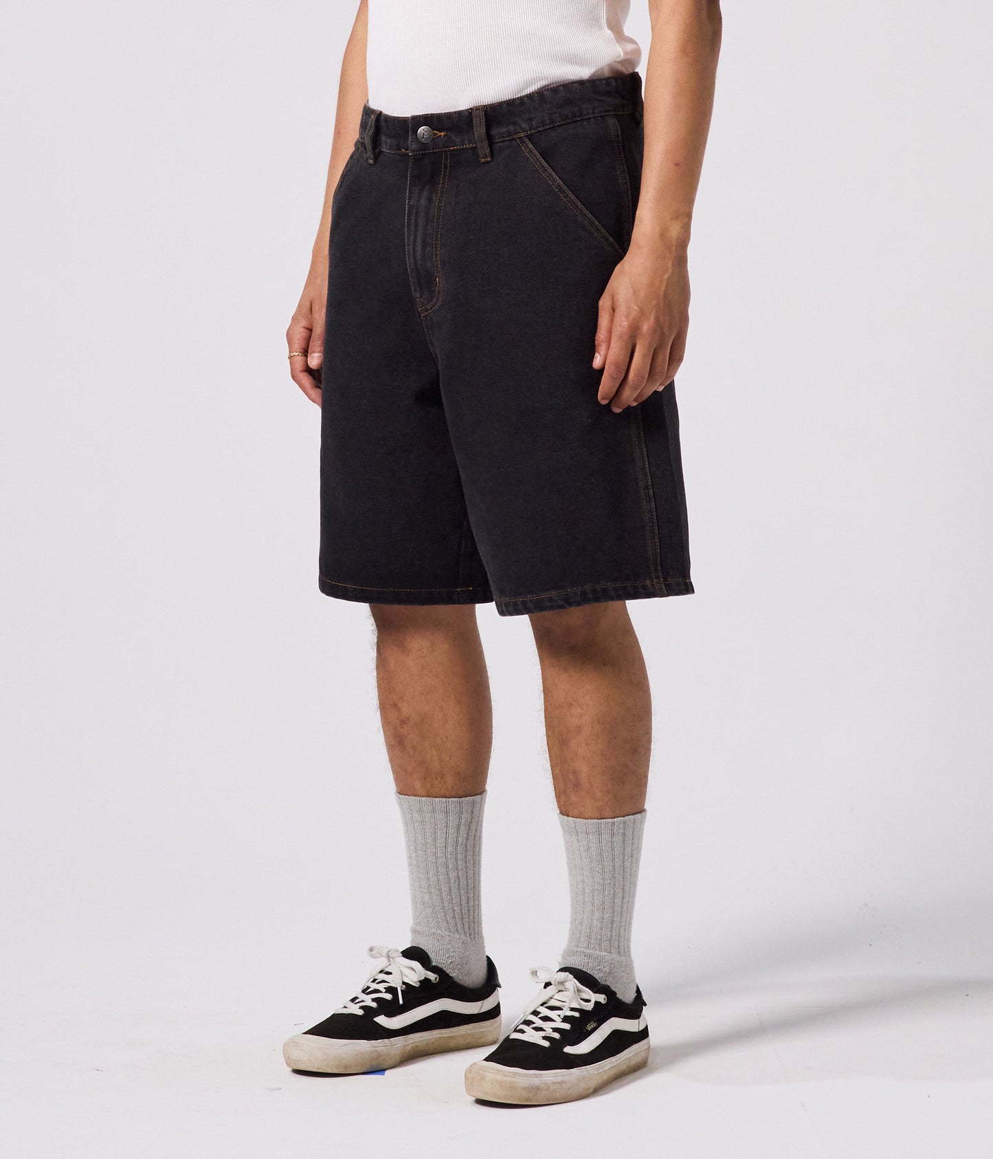 Former Reynolds 21 Au Denim Walkshort - WASHED BLACK