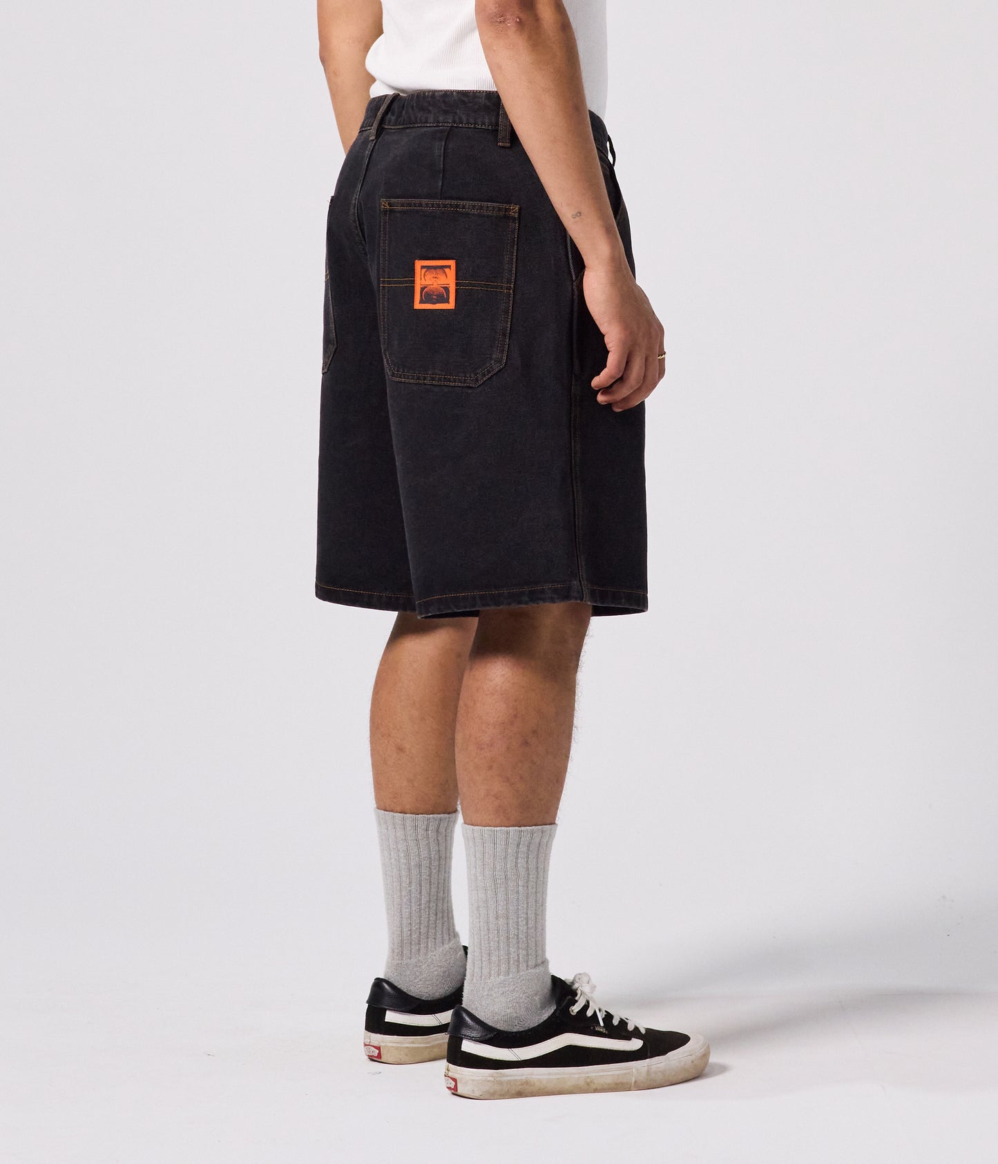 Former Reynolds 21 Au Denim Walkshort - WASHED BLACK