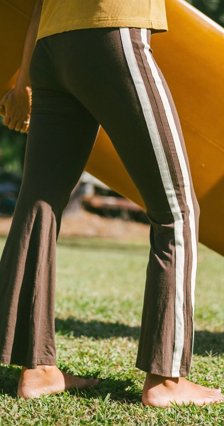 Atmosea Bamboo Flare pant - CHOCOLATE
