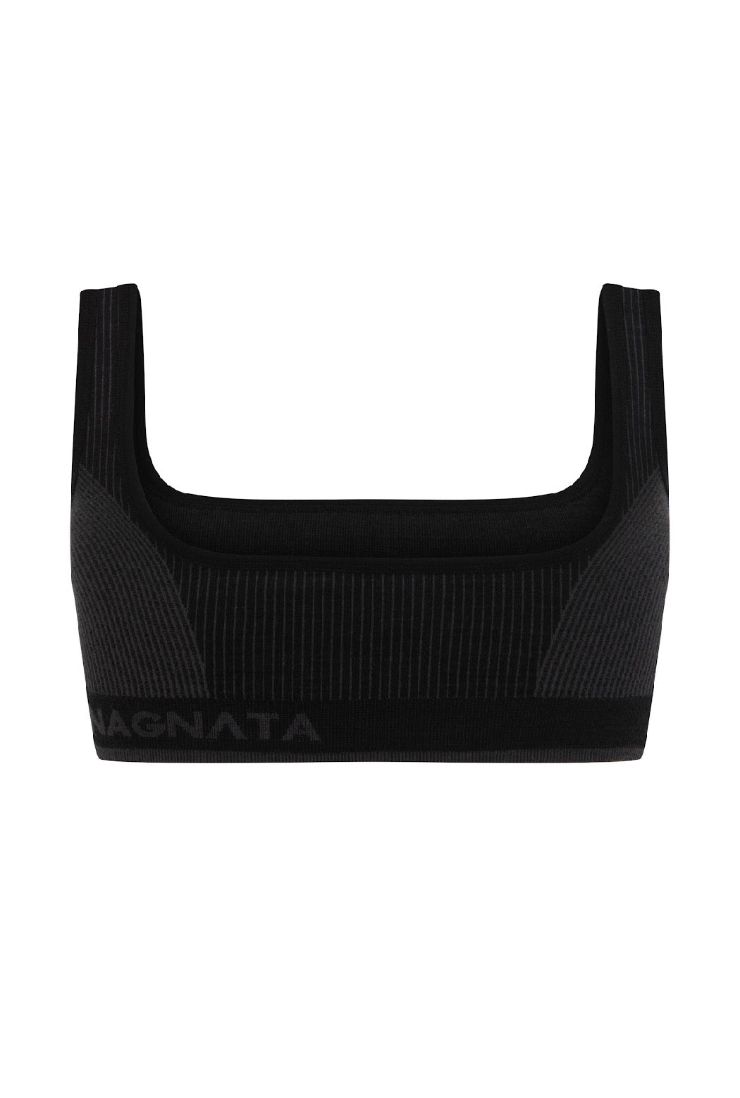 Nagnata Classic Wool Bralet - OBSIDIAN