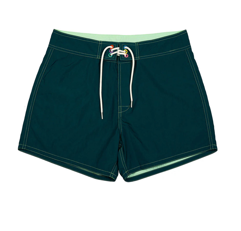Wild Things Woman’s Board Shorts 14” - PETROL/SEAFOAM