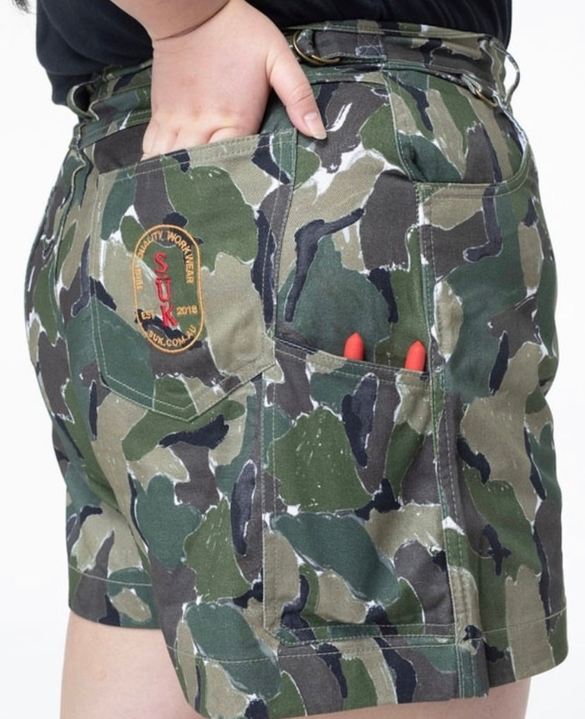 Suk Workwear Utility Short - CAMO