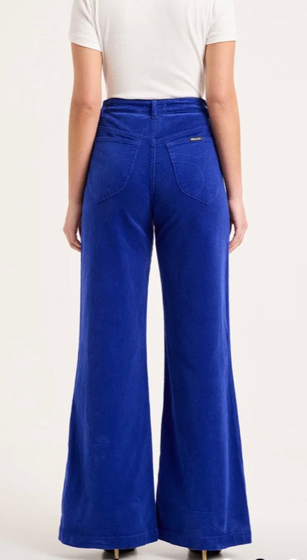 Rolla’s Sailor Cord High Rise Wide Leg - ULTRAMARINE