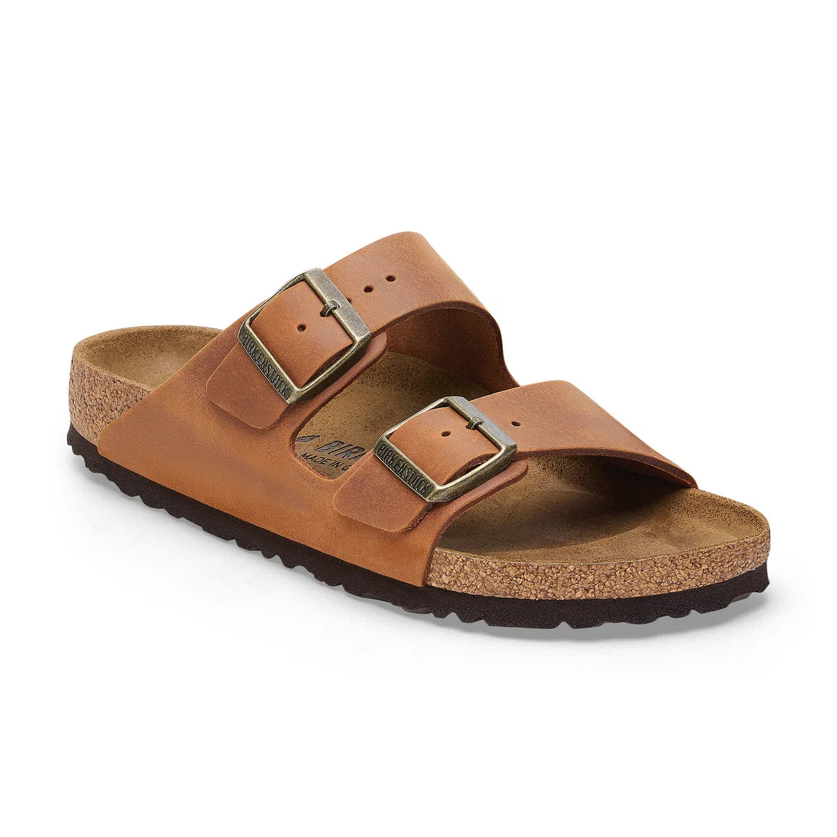Birkenstock Arizona Cognac Oiled Leather Narrow