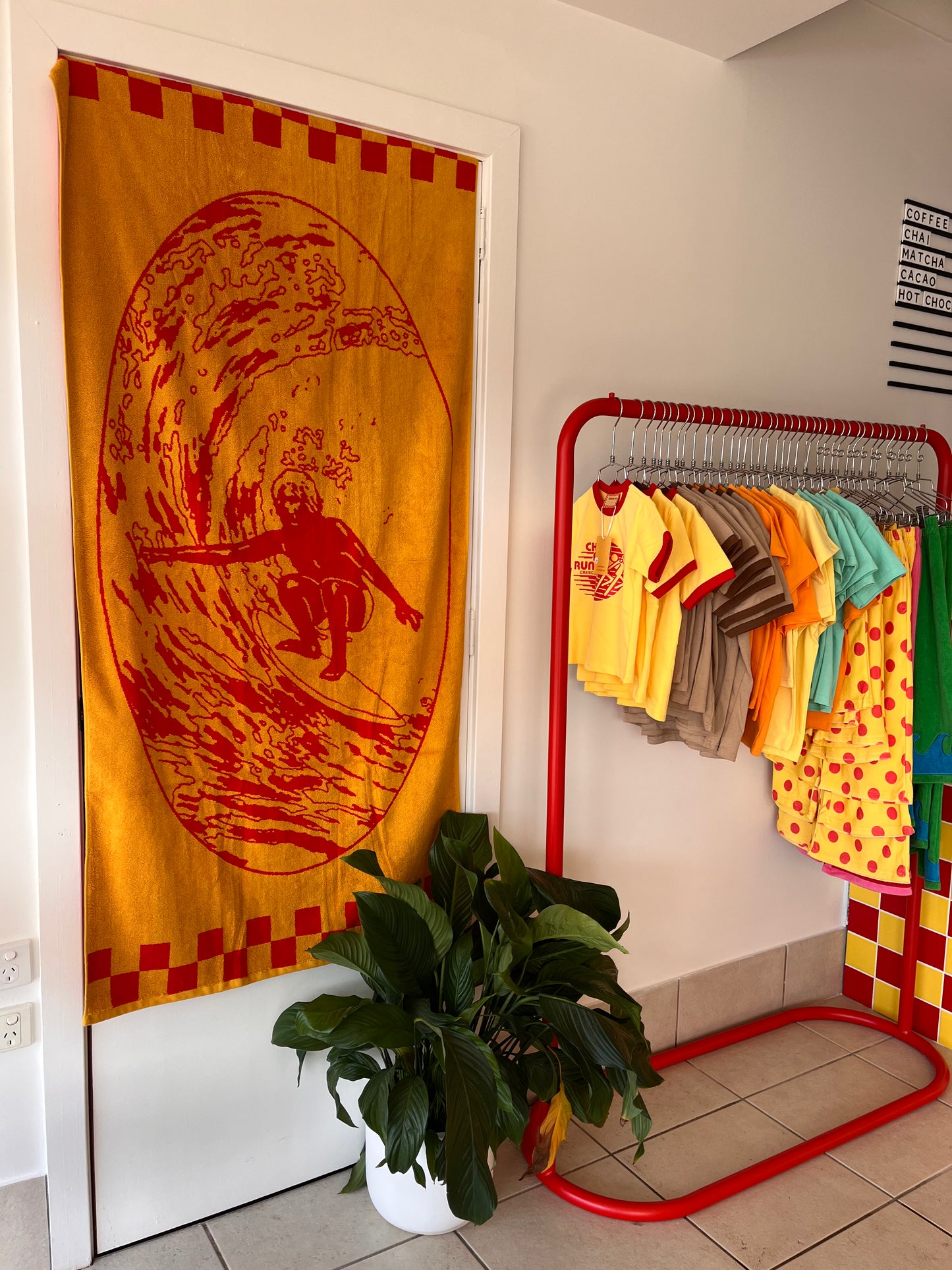 Cheetah Five Beach Towel Vintage Surfer