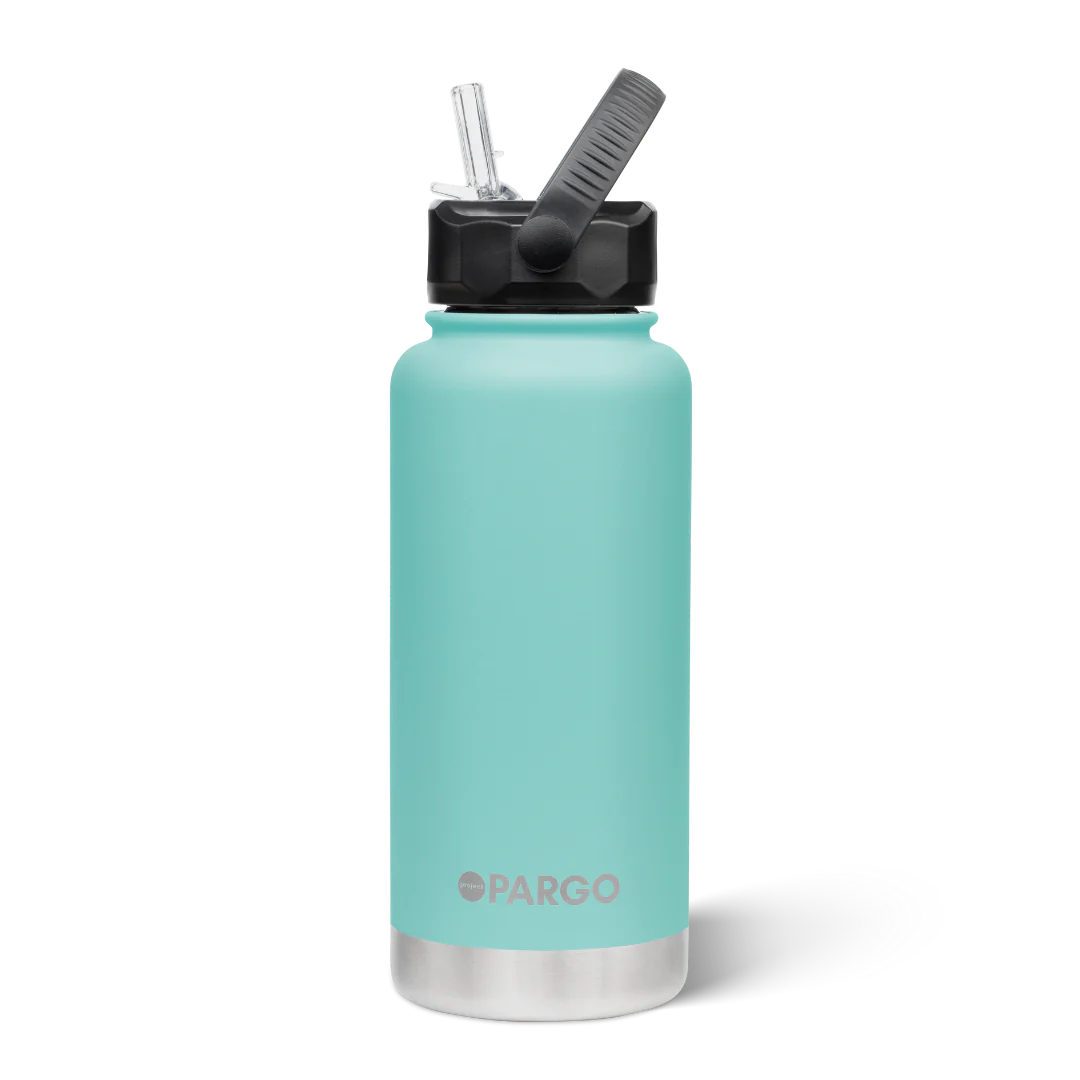 Pargo Insulated Bottle 950ml with straw - ISLAND TURQUOISE
