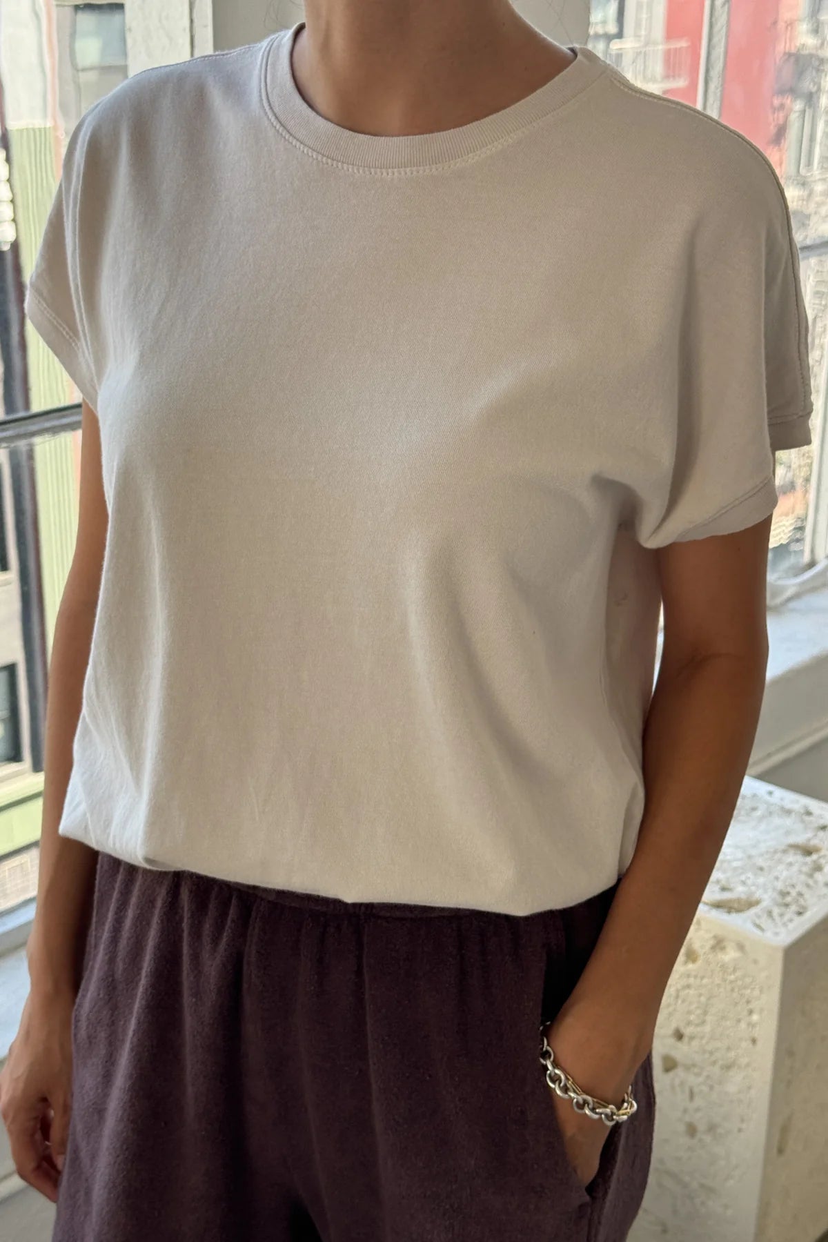 Le Bon Shoppe Ease Tee - RICE