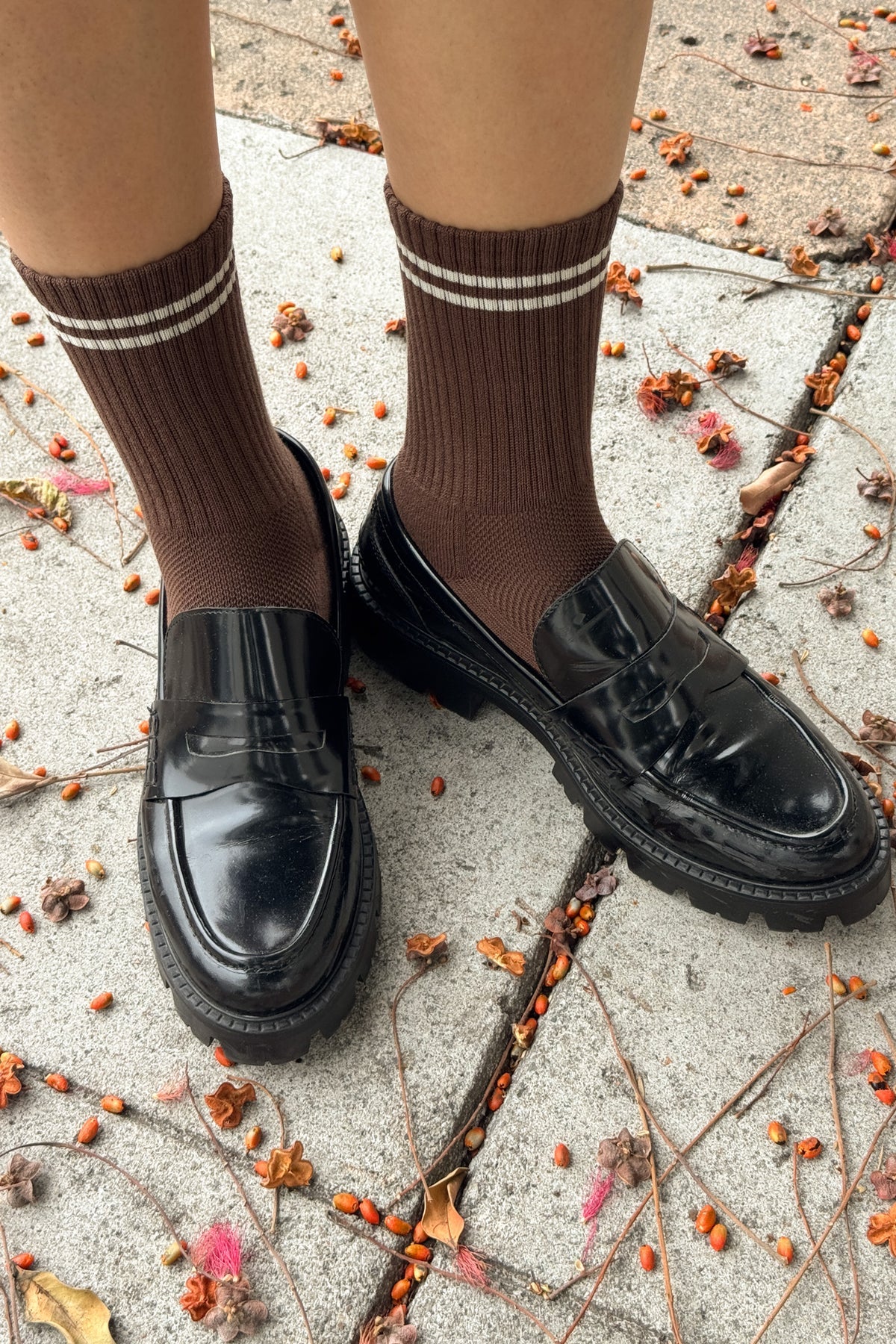 Le Bon Shoppe Boyfriend Socks - WOOD