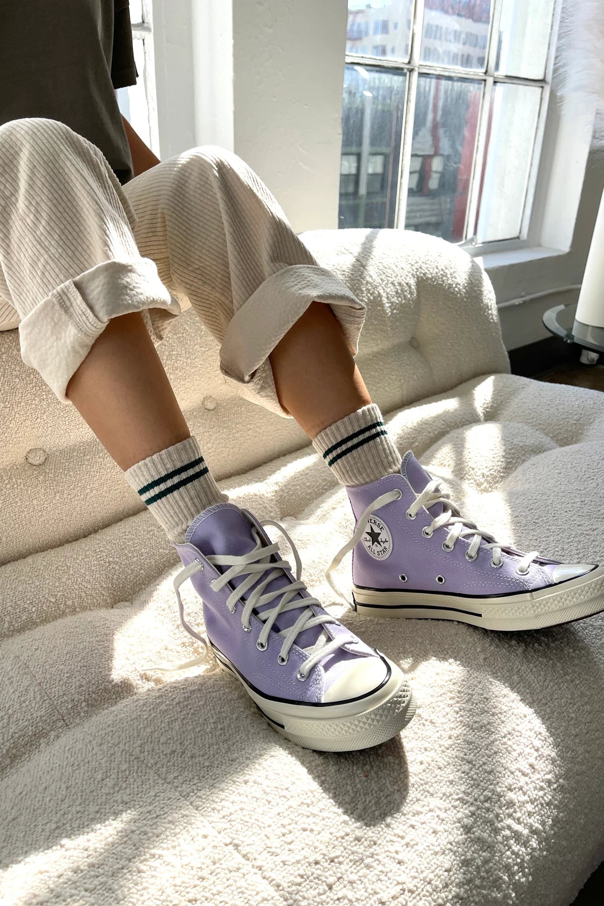 Le Bon Shoppe Boyfriend Socks - OATMEAL