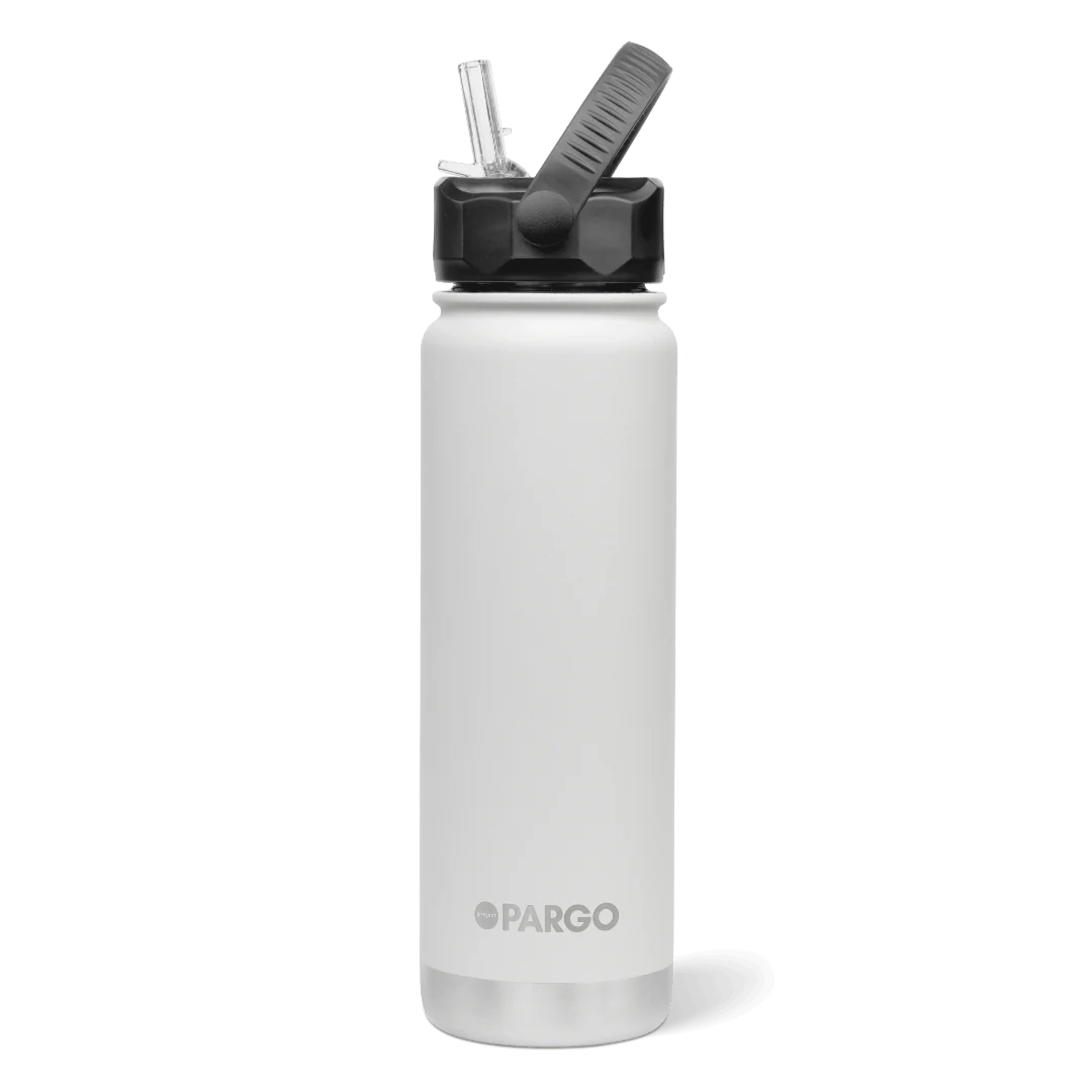 Pargo 750 ml Bottle with Straw - BONE WHITE