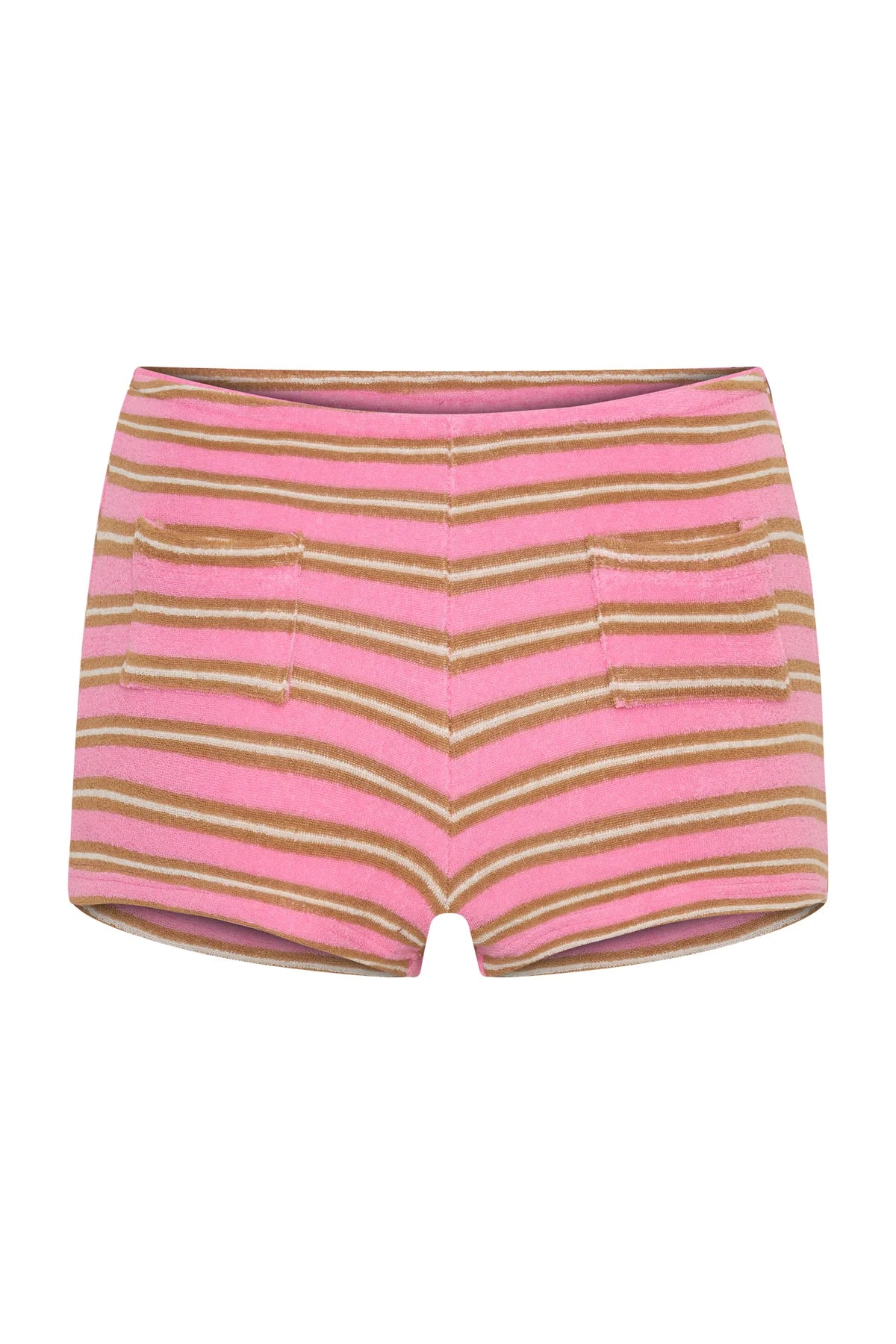 Highrack Studios Tiny Shorts with Pockets - 70’s PINK
