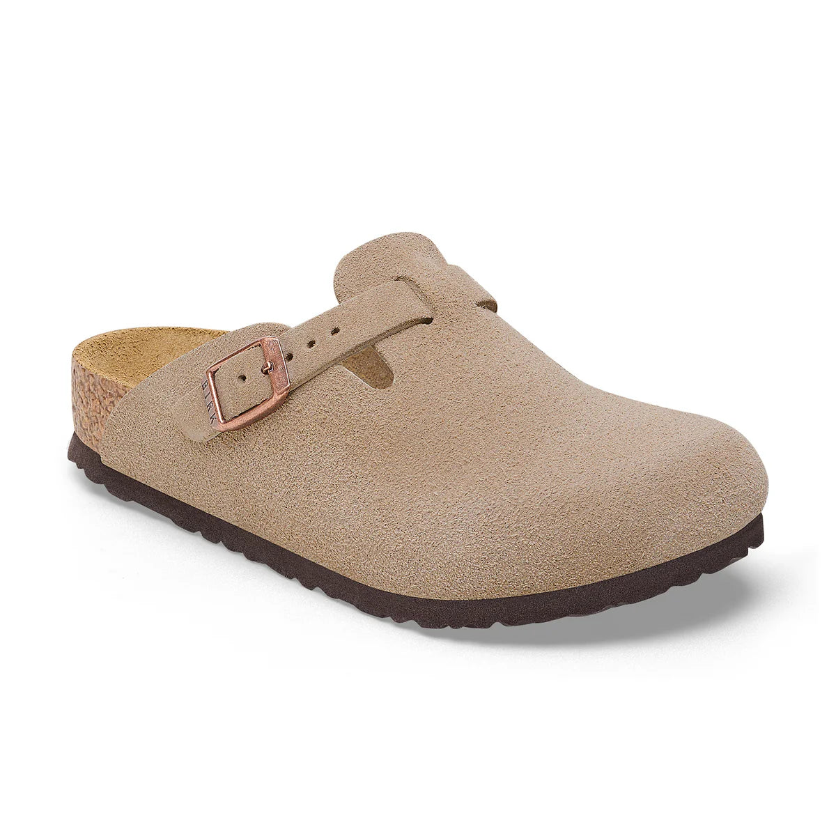Birkenstock Boston Kids Suede Leather - TAUPE