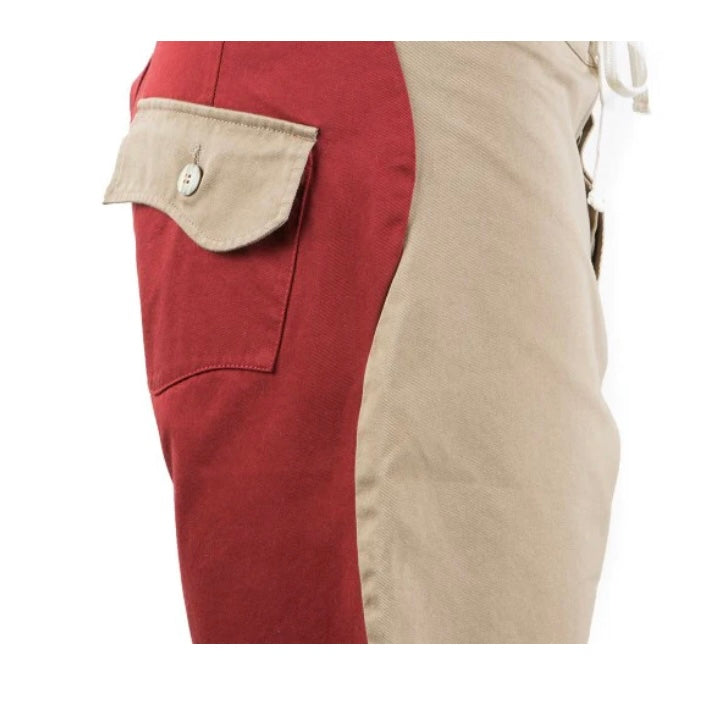 Gato Heroi 2 Tone Surf Short - OLIVE/BLOOD