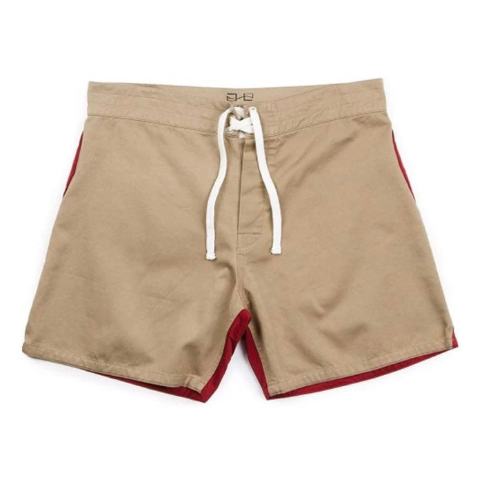 Gato Heroi 2 Tone Surf Short - OLIVE/BLOOD
