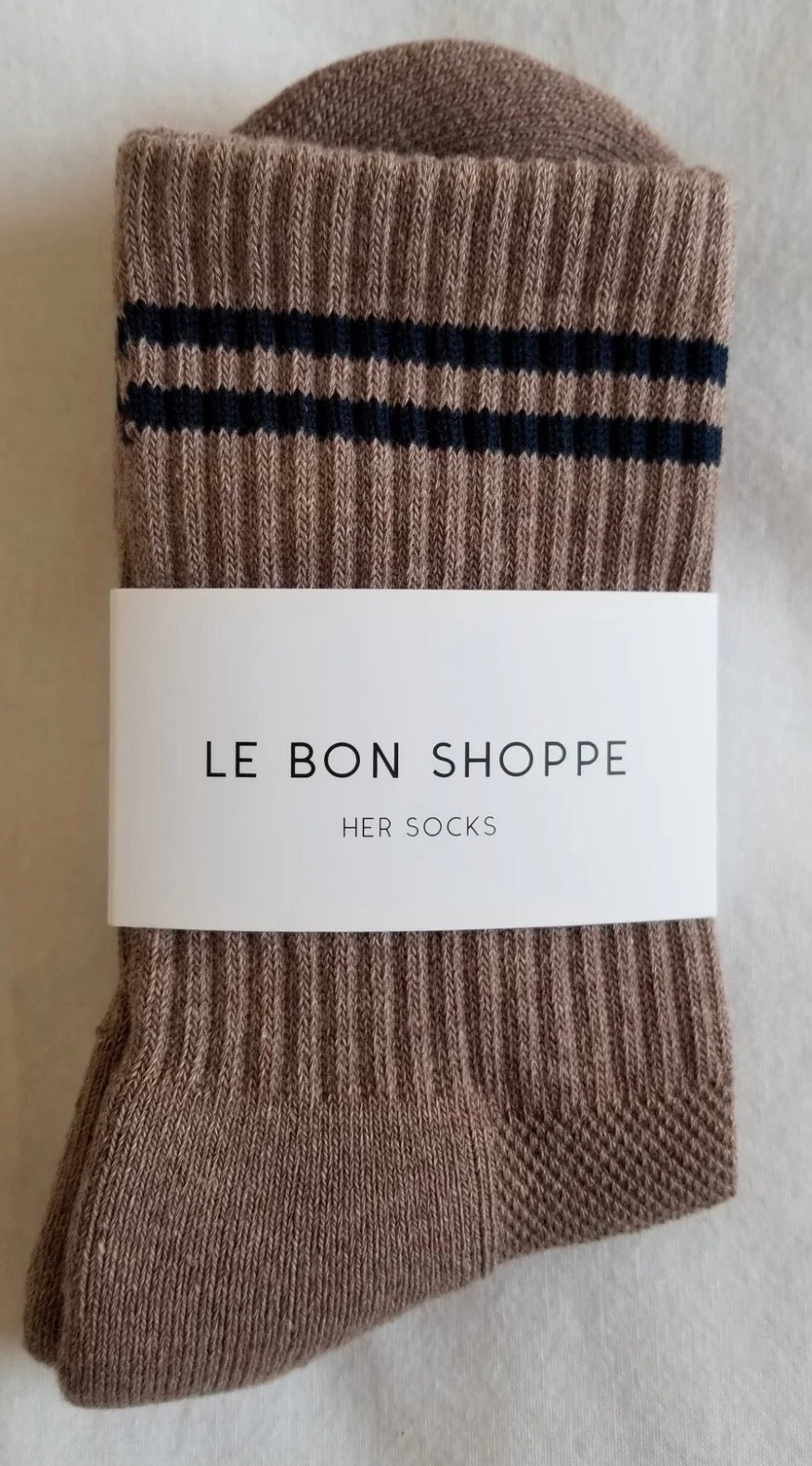 Le Bon Shoppe Boyfriend Socks - COCOA