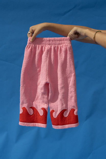 Spicy Dugong Wave Party Pants - PINK