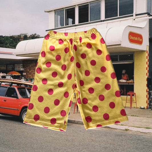 Cheetah Five Kids Terry Pants - POLKA DOT