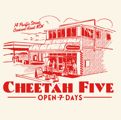 Cheetah Five Shop Front Tee