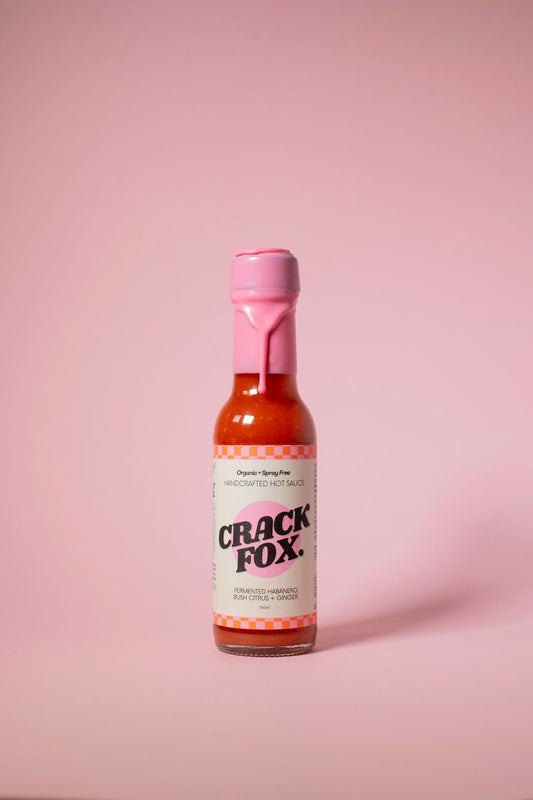 Crack Fox Hot Sauce - FERMENTED HABANERO, BUSH CITRUS + GINGER