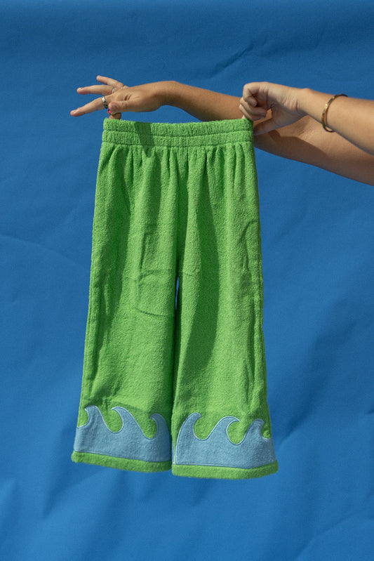 Spicy Dugong Wave Party Pants - GREEN