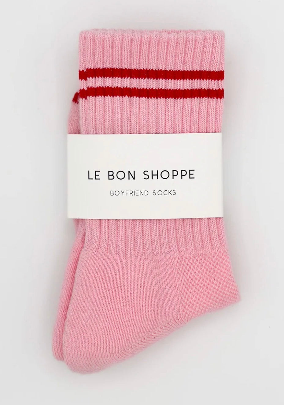 Le Bon Shoppe Boyfriend Socks - AMOUR PINK