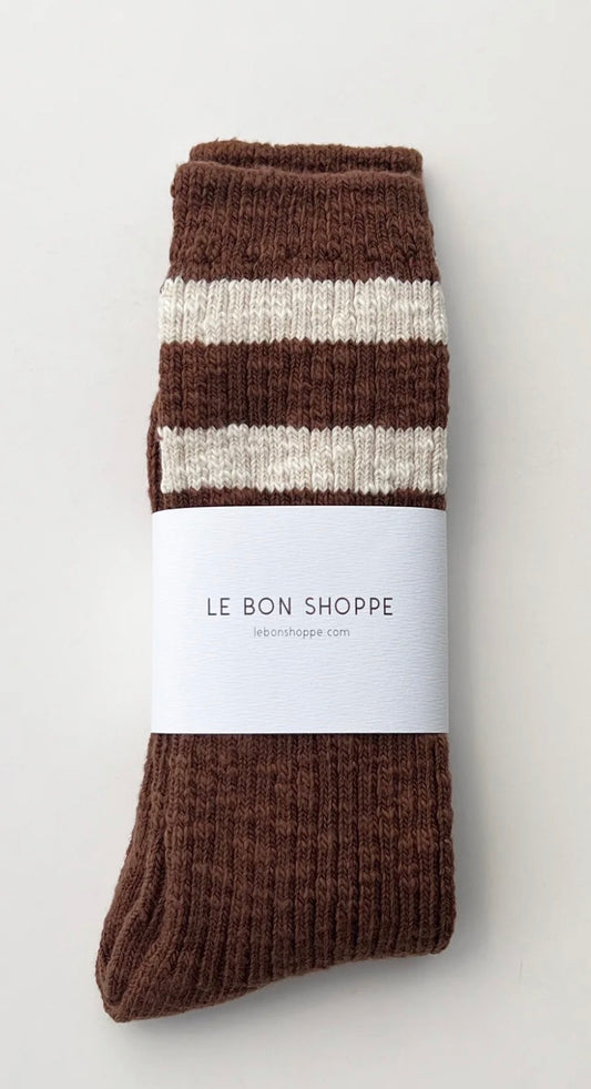 Le Bon Shoppe Cottage Socks - BEAR VARSITY