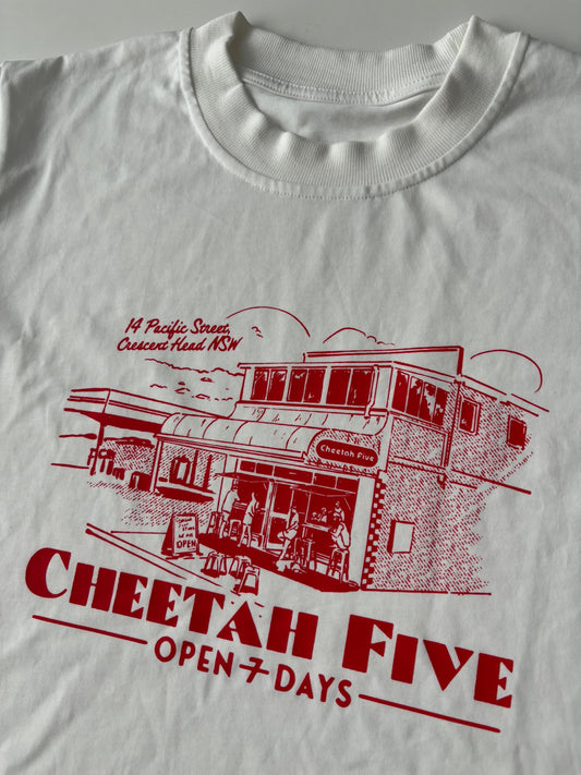 Cheetah Five Shop Front Tee