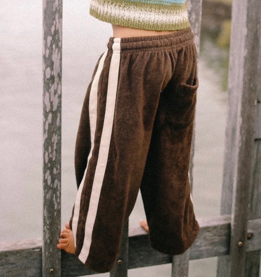 Atmosea mini Terry pant - CHOCOLATE