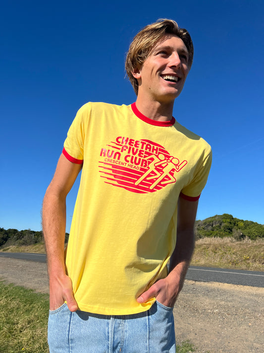 Cheetah Five Run Club Adult Tee