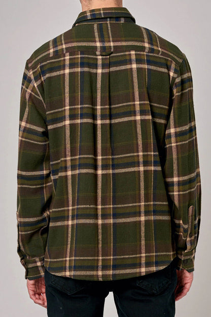 Rolla’s Trailer Check Shirt - ARMY