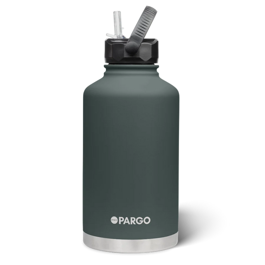 Pargo Insulated Bottle 1890ml With Straw - BBQ CHARCOAL