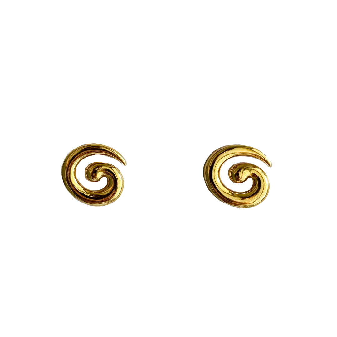 Briwok Mini Swirl Earing - GOLD