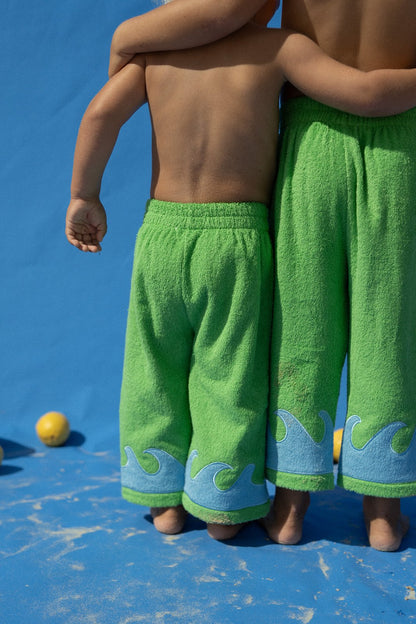 Spicy Dugong Wave Party Pants - GREEN