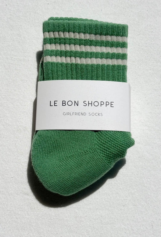 Le Bon Shoppe Girlfriend Socks - AVOCADO
