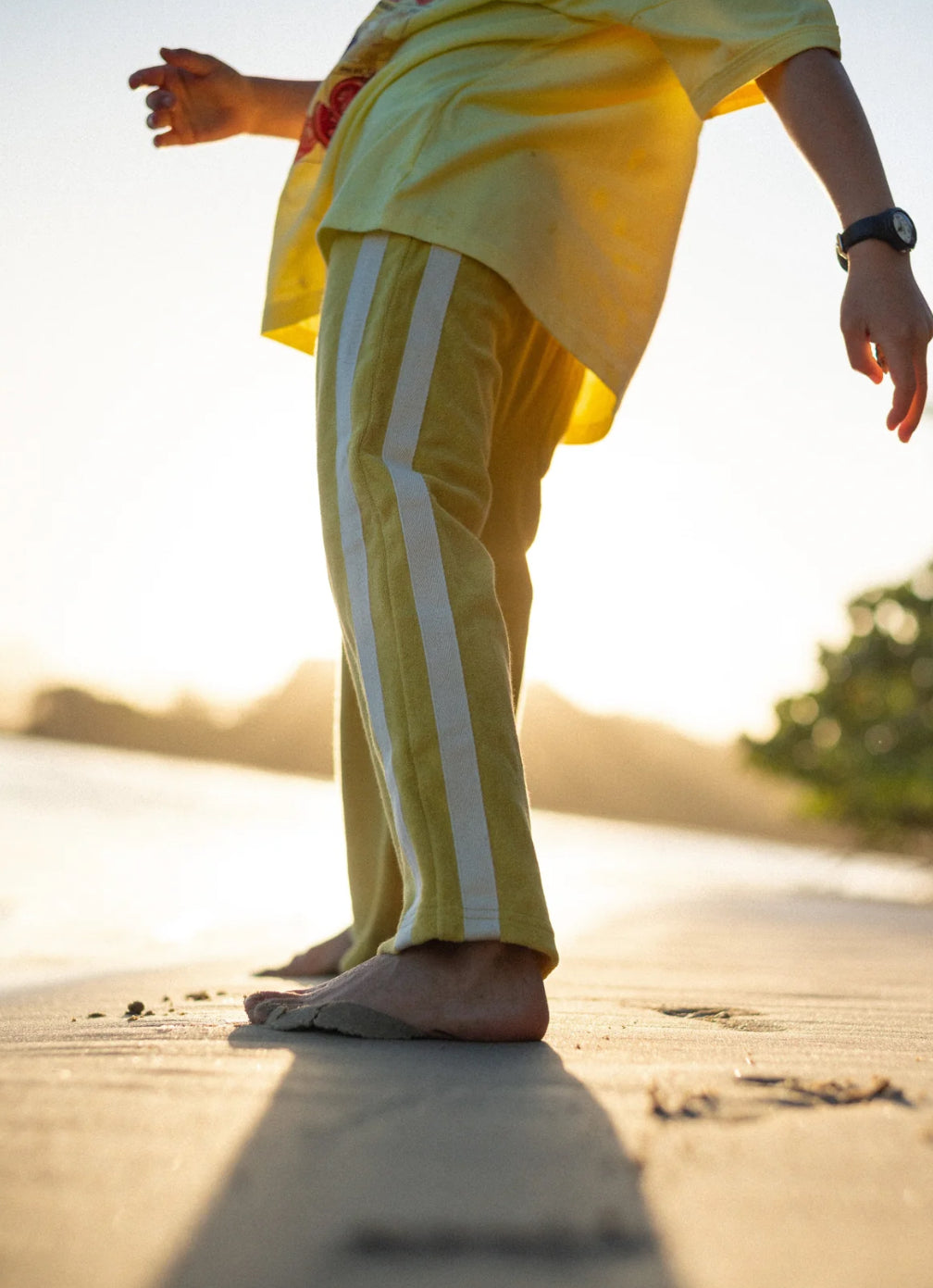 Atmosea Mini Terry Pant - BUTTER YELLOW