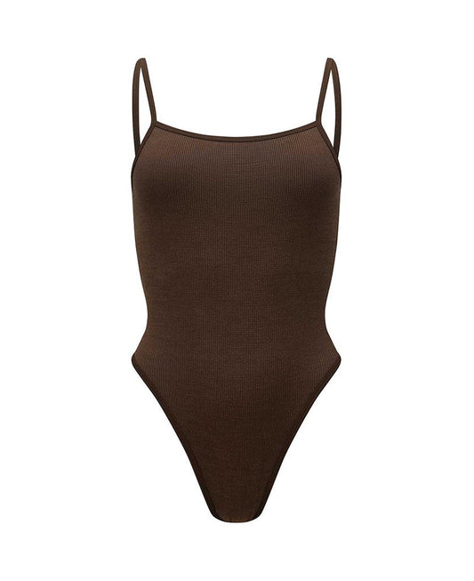 Nagnata Ballet Wool Bodysuit - BARK