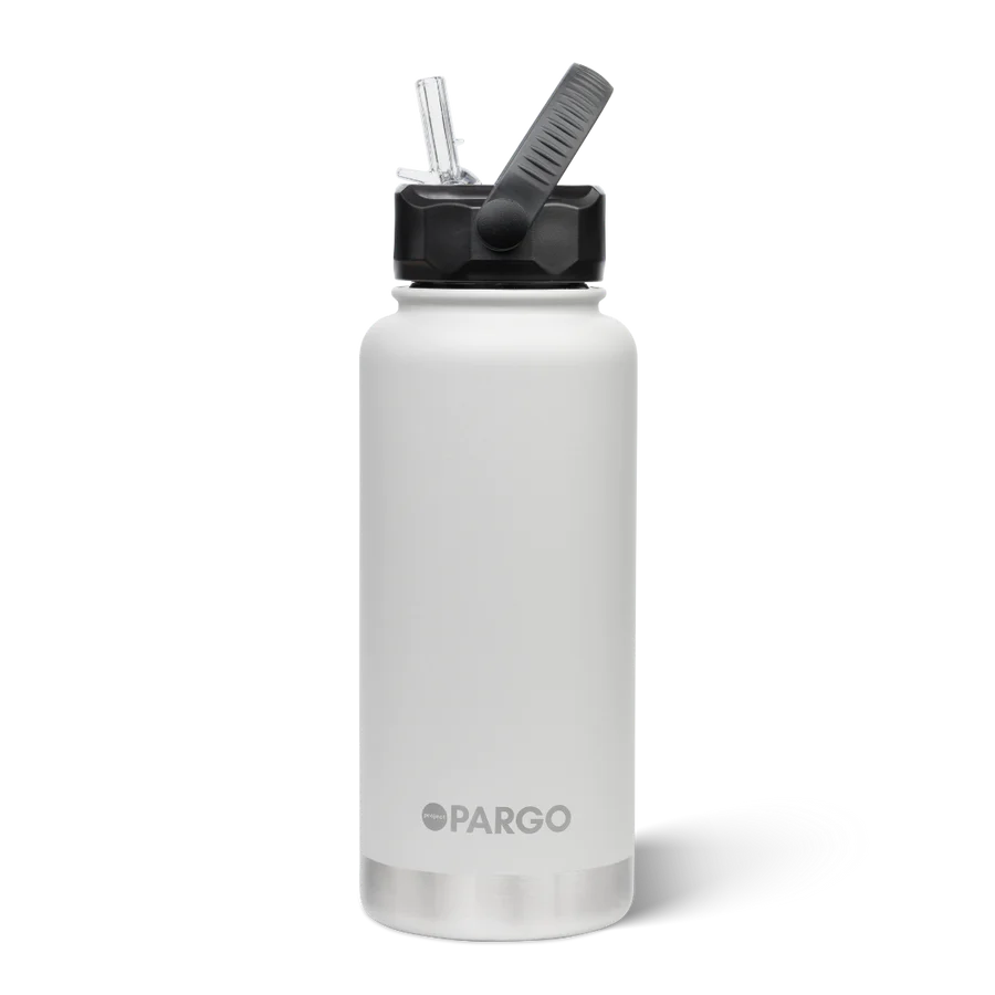 Pargo Insulated Bottle 950ml with straw - BONE WHITE