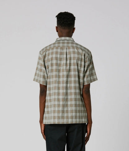 Former Manners Check Shirt - GREEN BROWN