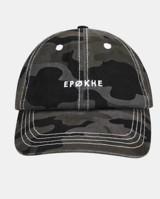 Epokhe Core Cap - WASHED BLACK CAMO