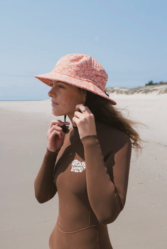 Sunward Bound Surf Hat - PEACH CHEEKS