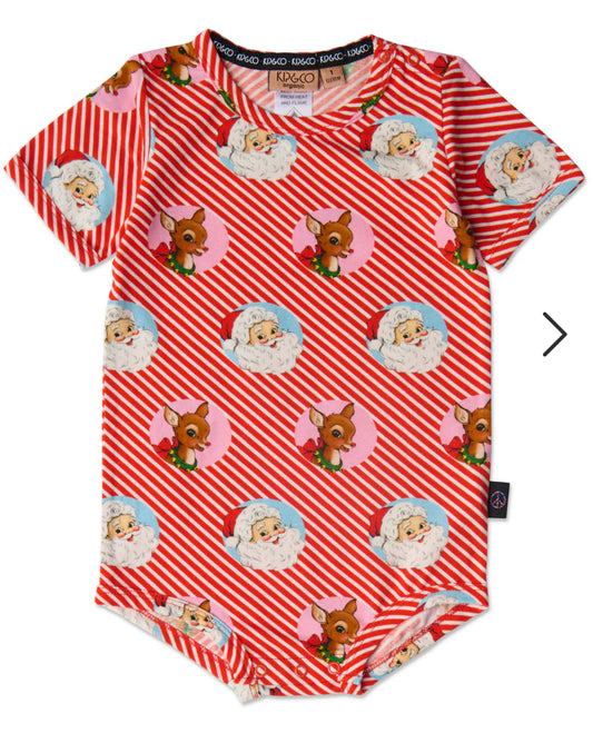 Kip & Co I Love Christmas Short Sleeve Romper