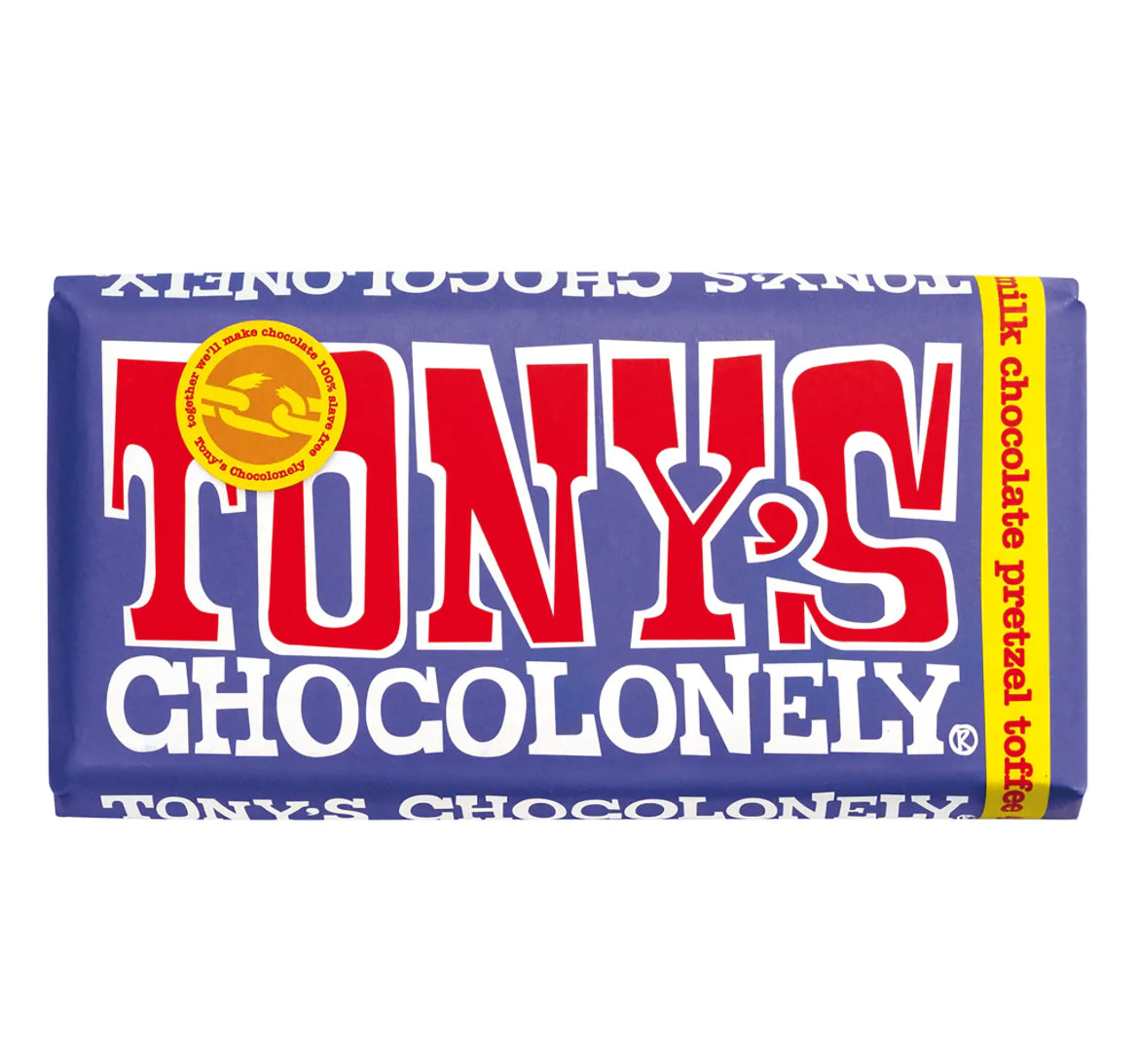 Tony’s Chocolonely - DARK MILK PRETZEL TOFFEE