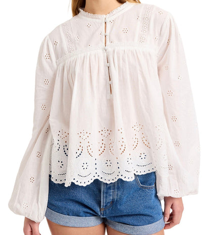 Rolla’s Darling Voile Blouse - WHITE