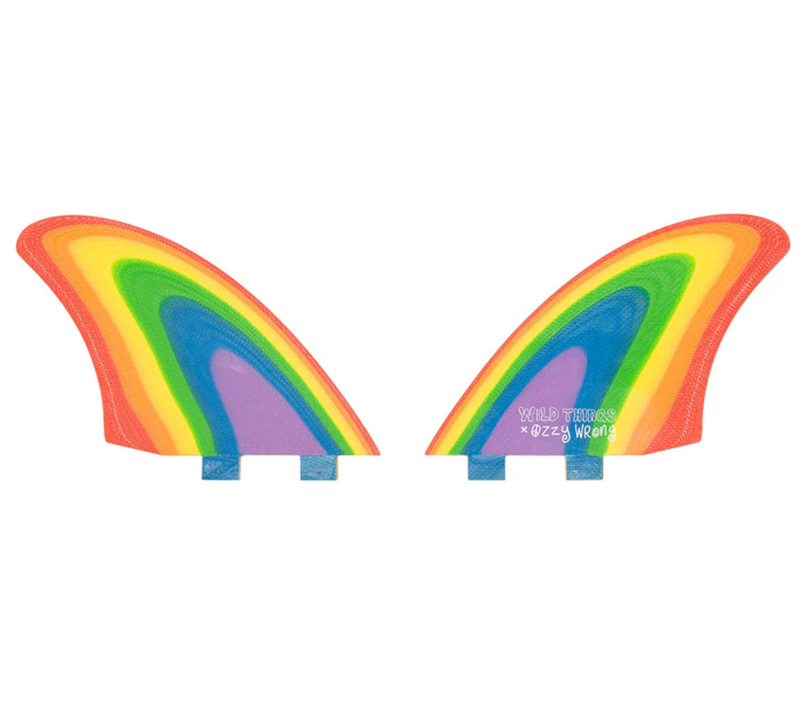 Wild Things Hybrid ST Twin Fins - RAINBOW