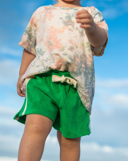 Atmosea Mini Terry Shorts - GREEN