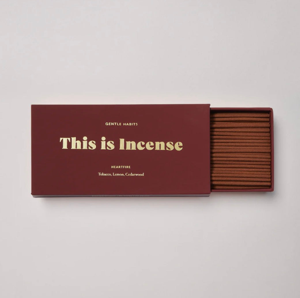 Gentle Habits This is incense - HEARTFIRE