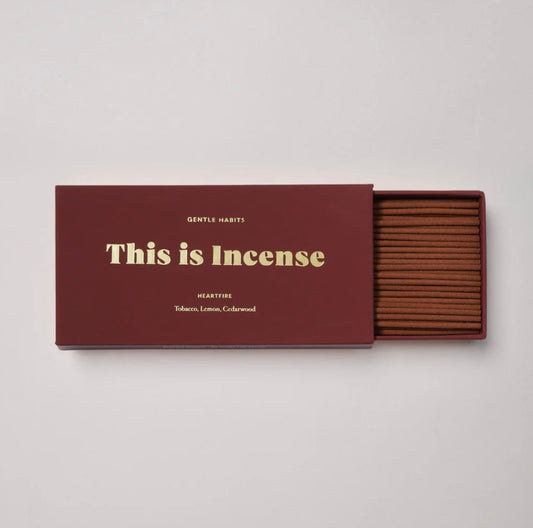 Gentle Habits This is incense - HEARTFIRE
