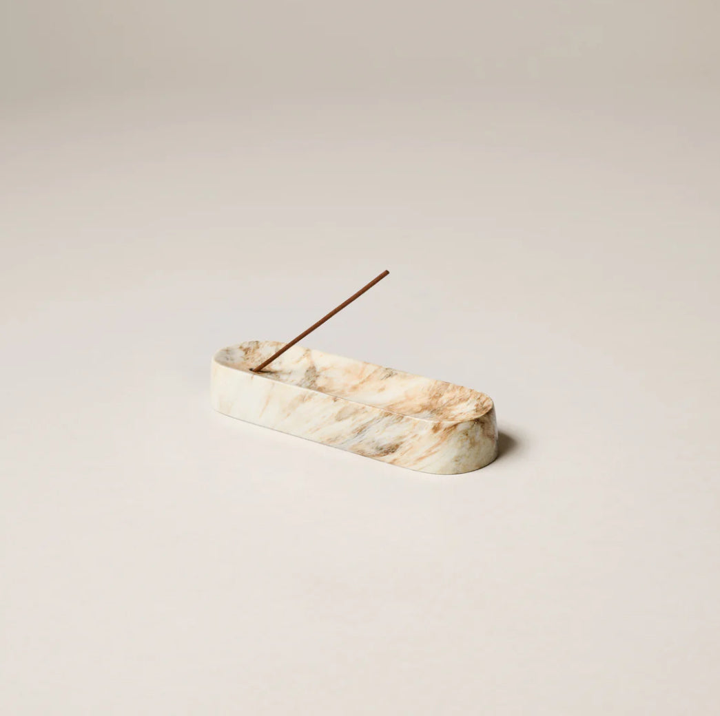 Gentle Habits  Ceramic Incense Holder - TIGER EYE